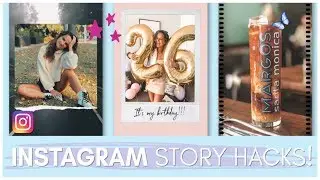 NEW Instagram Story Hacks: Animate Photos?! + Polaroid and Film Strip Look!