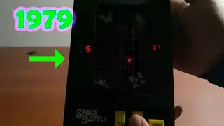Entex Space Battle Handheld Game from 1979 🟡 Gadgetify