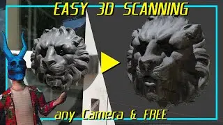 3D SCAN for FREE & make it into a LOWPOLY GAME Asset | Blender PS1 Tutorial