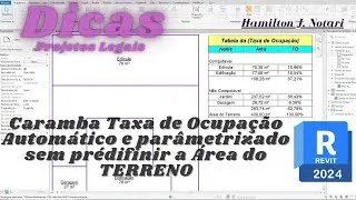 Revit Taxa de Ocupação