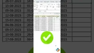 Excel Magic: Using NESTED IF to Check If a Date is Between Two Given Dates 🗓️  