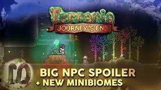 TERRARIA 1.4 JOURNEY'S END SPOILER - TERRARIA NPC CHANGES (PYLONS) + NEW BIOMES +  TOWNS in TERRARIA