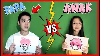 SPECIAL VIDEO !! LOMBA MENGGAMBAR PAPA VS ANAK !! Feat 