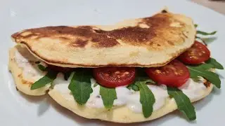 ЗАВТРАК для ПП. Кокосовый БЛИНЧИК. Рецепты из кокосовой муки.