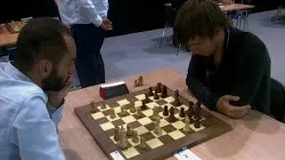 Sieging Black's king with all piecies: GM Ter-Sahakyan IM Pavlov, Scandinavian, blitz chess