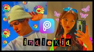Cómo EDITAR fotos en PICSART - INDIE KID FILTER AESTHETIC | PIXEEL