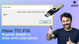 [7 Ways] How to Fix Please Insert a Disk into USB Drive? FIXED!