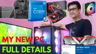 My New PC Full Details | Intel i5 12600K With Graphics Card | Rs.1 Lakh Gaming & Editing PC Build