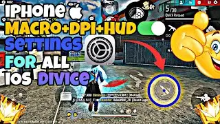 Macro iPhone free fire 🔥 | Free Fire 🔥 Macro+setting | 80% headshots 🥵 | ID 100% safe | FF