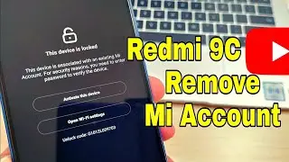 redmi 9c mi acount remove//redmi 9c 9 का mi acount कैसे खोले और गूगल अकाउंट  aunlock tool 2022 new