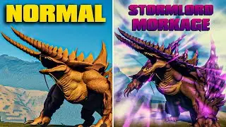 Normal Vs Stormlord Morkage Model Comparison | Kaiju Universe