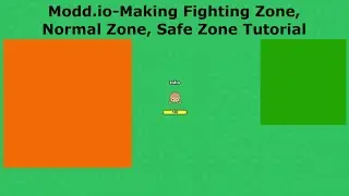Modd.io-Making Fighting Zone, Normal Zone, Safe Zone Tutorial