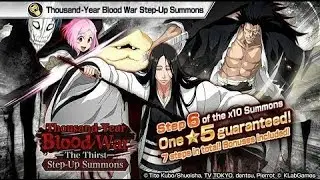 TYBW: The Thirst Step-Up Summons. Opening for 5000 orbs. What will fall out? | Bleach Brave Souls #1