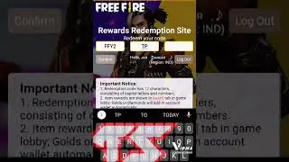 free fire redeem code today 😱 today redeem code in free fire, FF redeem code today#GamerApexH#Gaming