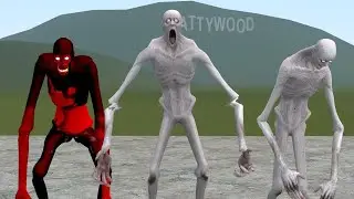 SCP-096:B VS SCP-096!! Garrys Mod Sandbox