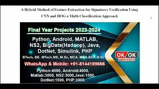 A Hybrid Method of Feature Extraction for Signatures Verification Using CNN and HOG a Multi