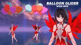 Balloon Glider + Shorekeeper Red Wings - Woju Mod - Wuthering Waves 1.3 Mod