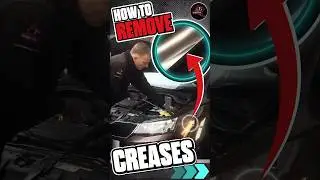 BEST METHOD TO REMOVE CREASE DENTS!  #shorts