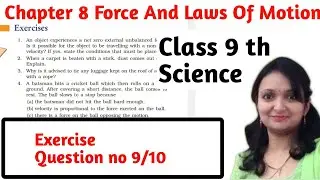 Using a horizontal force of 200 N, we in Force And Laws Of Motion Class 9 Science Class 9 q.n 9 /10