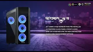 CHIEFTEC | Scorpion 3 | GL-03B-OP | ATX ARGB Gaming Case