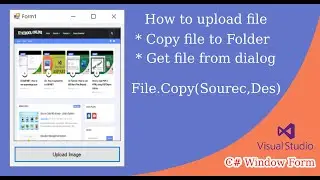 C# - How to Upload File to Folder
