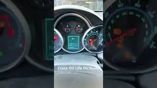 Cruze Oil Life Reset #chevrolet #chevy #chevycruze #short #shorts #shortvideo #automobile #mechanic