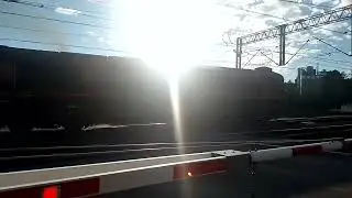 Dymiący class66 w Żorach