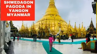 Shwedagon Pagoda in Yangon Myanmar. We visited this ancient pagoda in August 2019. #shwedagonpagoda