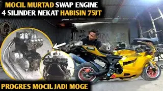 WHILE OTHER MOGE ALI ZR UPGRADED 4 CYLINDER MOTORCYCLES