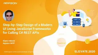 Step-by-Step Design of a Modern UI using JavaScript Frameworks for calling C# REST APIs