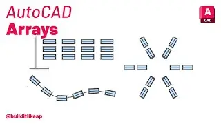 Arrays in AutoCAD (For Beginners) 
