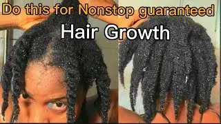 I Do this Once a Month and  my Hair keeps growing by the day.
