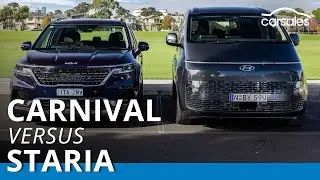 Hyundai Staria v Kia Carnival 2022 Comparison