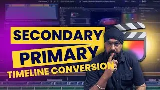 How  to make secondary timeline act primary | FcpX Hindi