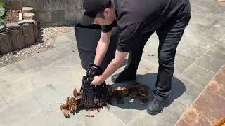 detachable leaf rake
