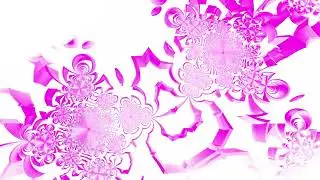 Fractal VJ Loop Pink and White Backdrop Wallpaper Overlay Edit