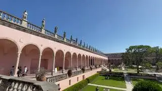 Outdoor Courtyard of The John and Mable Ringling Museum of Art
