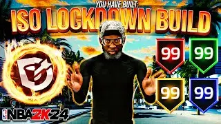 NEW BEST ISO LOCKDOWN GUARD BUILD IS *GAMEBREAKING* IN NBA 2K24! BEST SHOOTING ISO LOCK BUILD 2K24!