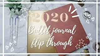 2020 bullet journal flip through