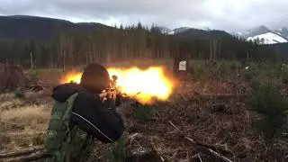 Me Shooting a .308 Rifle