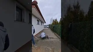 Мощение брусчатки и сопутствующие работы в Московской области #landscape #construction #москва