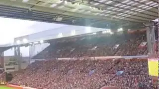 Aston Villa’s ALLEZ ALLEZ ALLEZ chant at villa park (LOUD) vs Liverpool (Aston Villa 1-2 Liverpool)