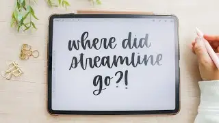How to get perfectly smooth lines in procreate (updated!) | iPad Lettering tutorial