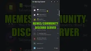 MEMES/COMMUNITY DISCORD SERVER 