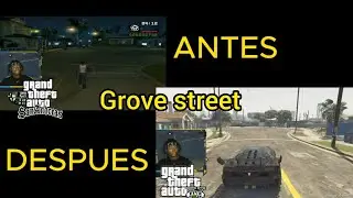 ubicaciones en gta Sa vs gta V 10 años despues