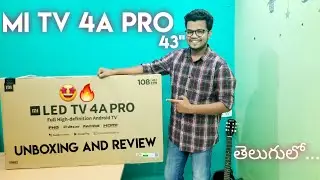 MI 4A Pro TV Unboxing and Review in Telugu | First TV Unboxing | Ballari's Tech and Unboxing