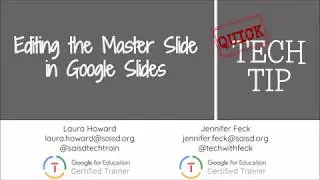 QTT Editing the Master Slide in Google Slides