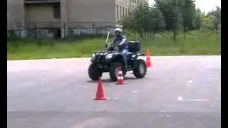 Экзамен по вождению квадроцикла.avi