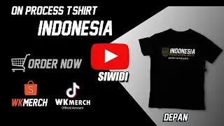 T-Shirt INDONESIA Versi Gold