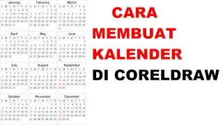 Cara membuat kalender di coreldraw